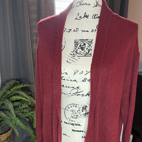 Sold - Sold - NWT- Treasure & Bond Deep Red/Orange Open Front - Picture 9 of 15